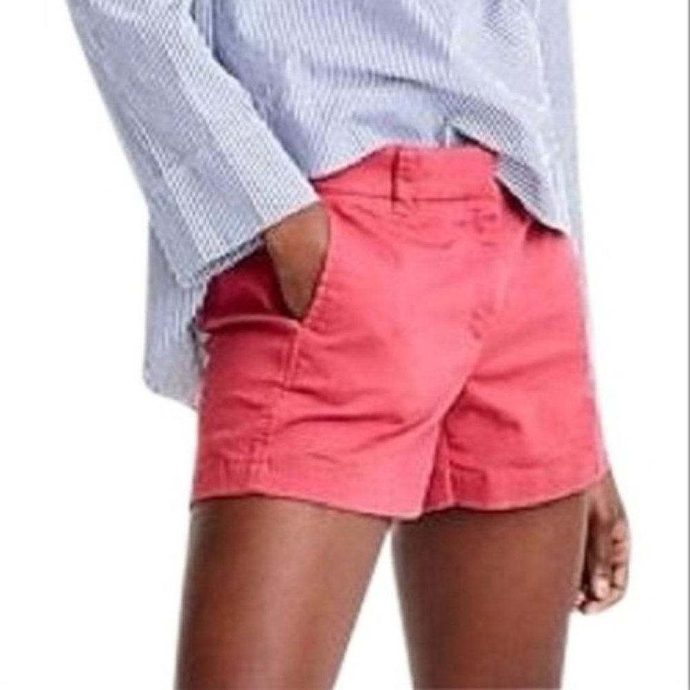 J. Crew Chino broken-in coral shorts